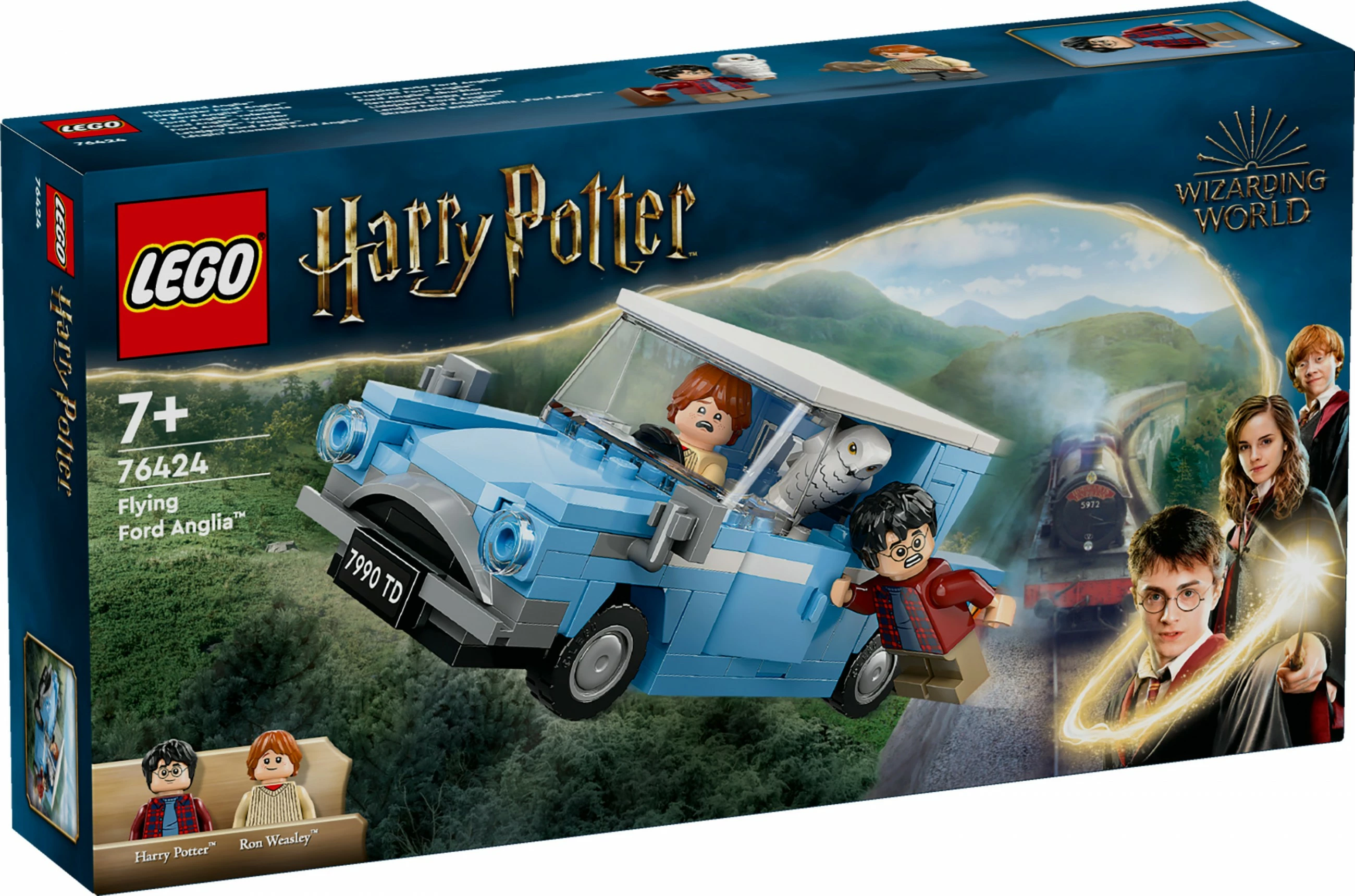 Gradbeni komplet LEGO Harry Potter Leteči Ford Anglia, 165 kosov, večbarven