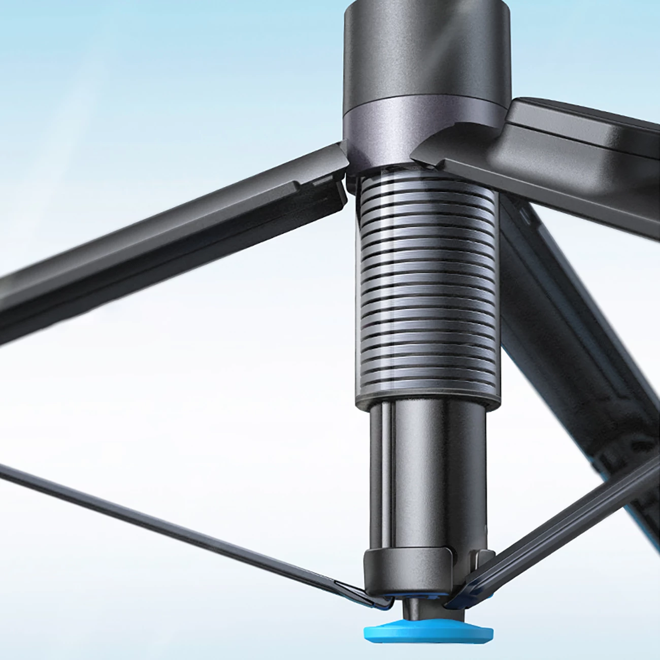 Selfie palica z samodejno odpirajočimi se nogami, trinožnik, 1,7 m, črna, Wozinsky WRZP1