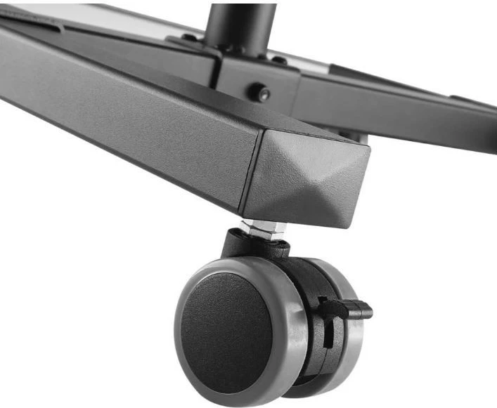 Mobilna miza za projektor Techly 362145, kovinska, črna