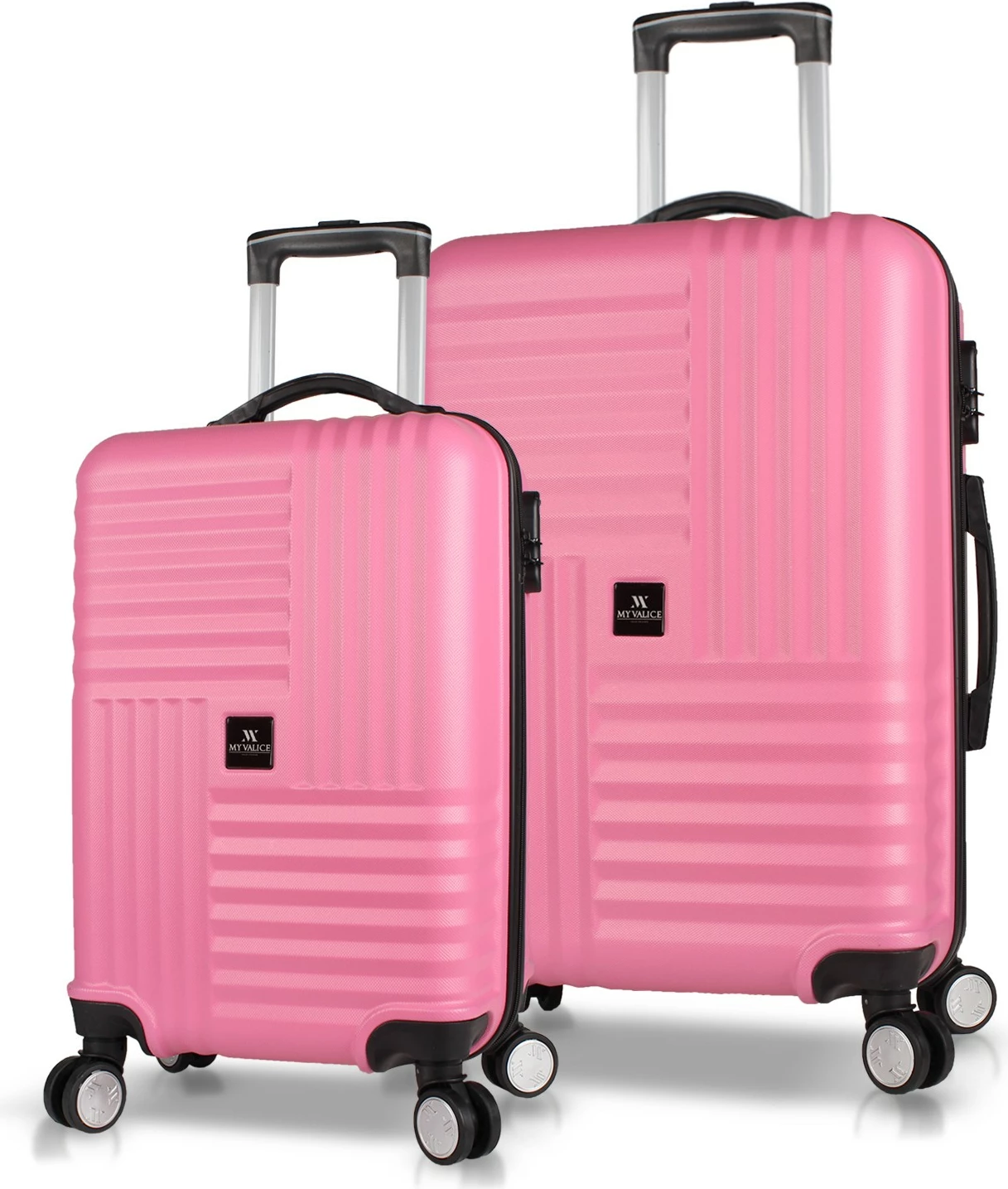 Set kovčkov (2 kosa), roza, Zoozie Bags, 8241