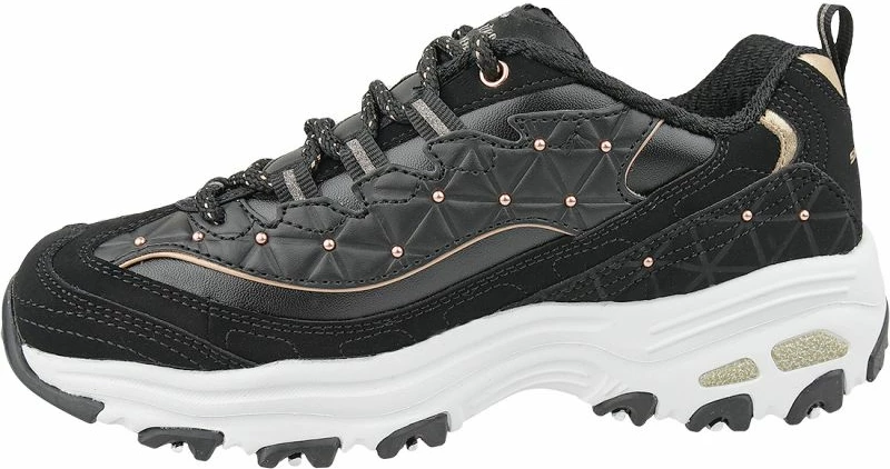 Superge Skechers D'Lites W 13087-BKRG, ženske, črne