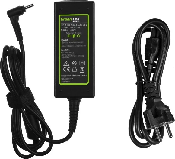 Polnilnik za prenosnik 45 W, črn — Green Cell AD61P