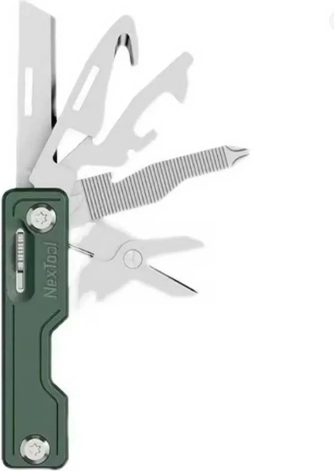 Večnamenski nož NexTool NE20098, 10 v 1, zelen