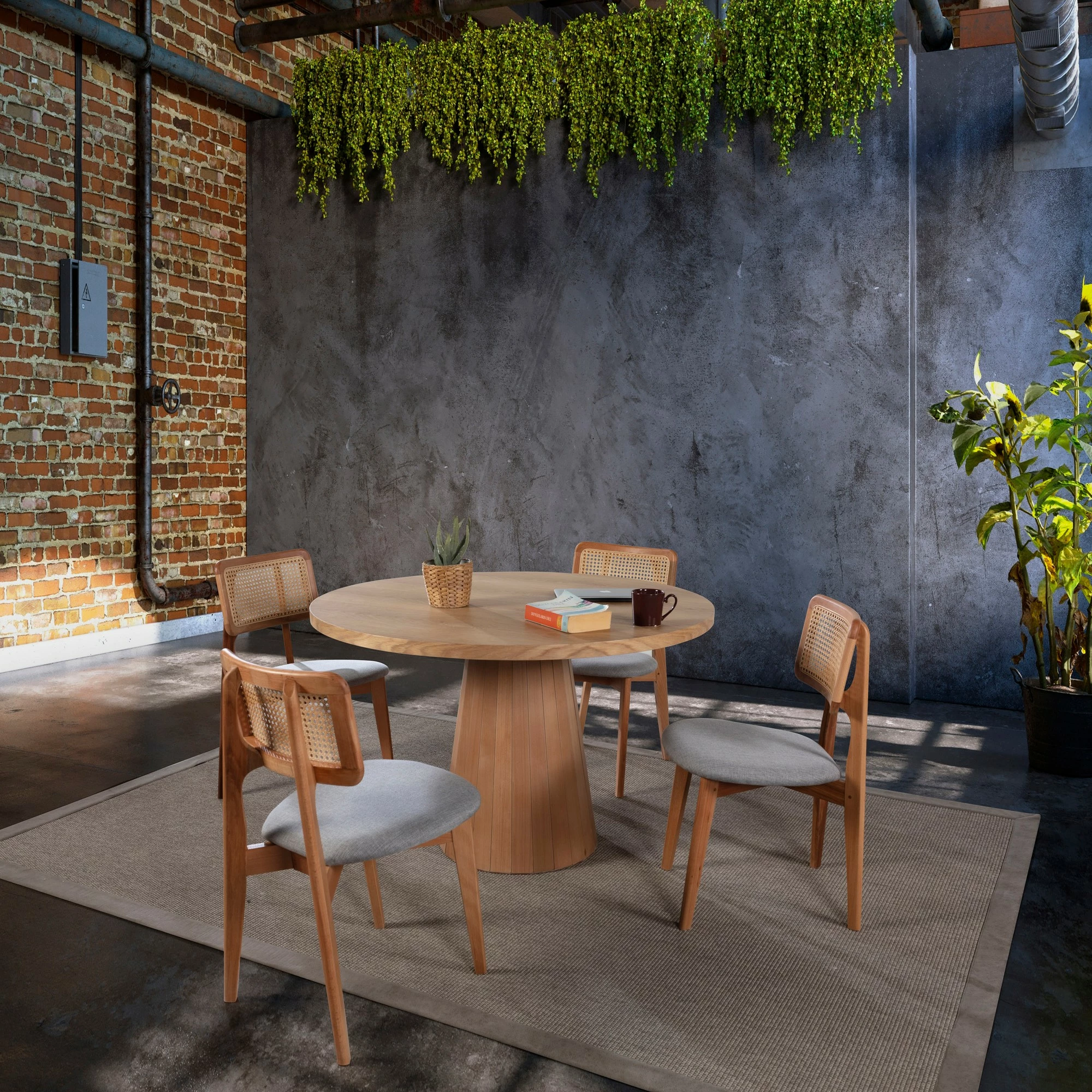 Set jedilne mize s stoli, 5-delno, Skye Decor Albero146