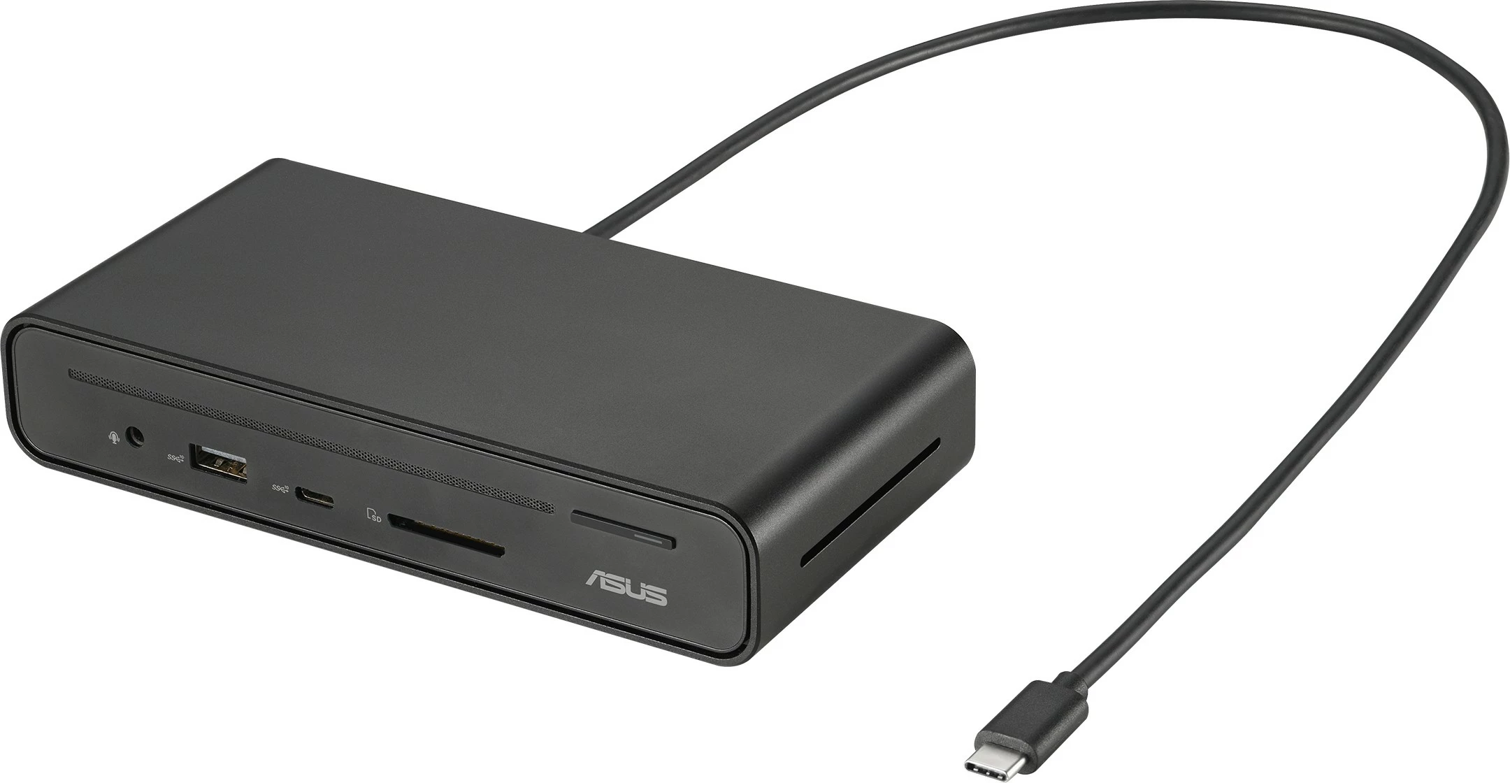 Dock za USB-C ASUS DC300, 3 video vhodi, 150 W, črn