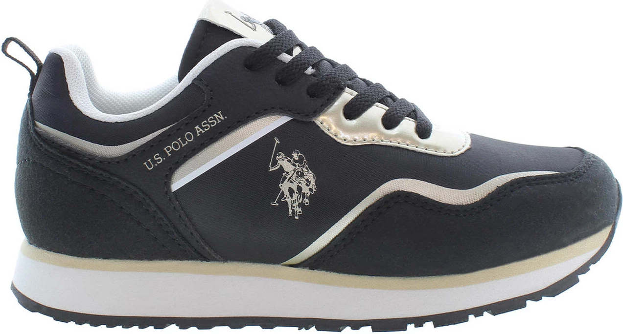 Atletski čevlji za fante U.S. POLO BEST PRICE, črni