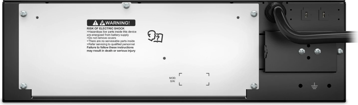 Baterija rackmount 19" 3U, APC Smart-UPS SRT192RMBP2, črna