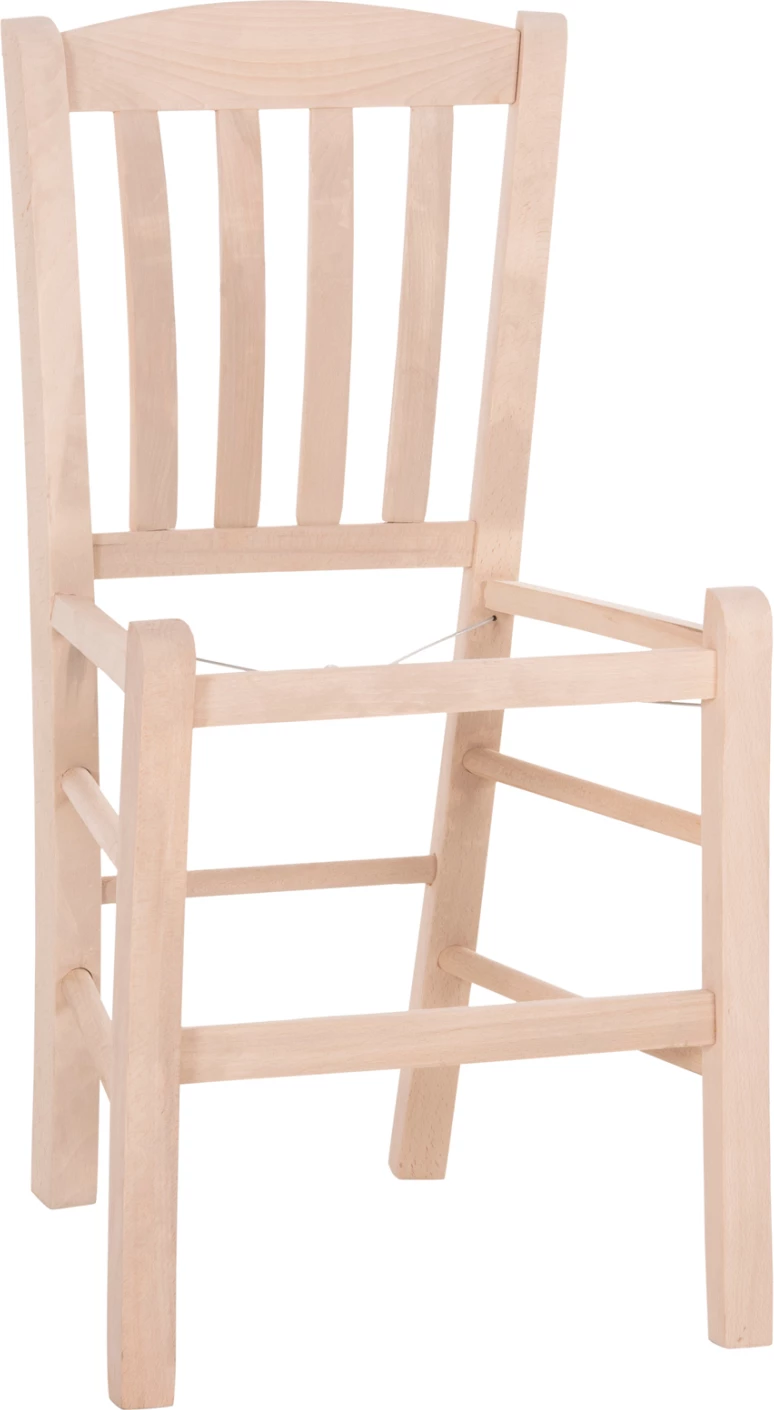 Stol MONTE FH5588.02 iz bukovega lesa impregniran-nepobarvan 40x41x87Hcm. Samo okvir