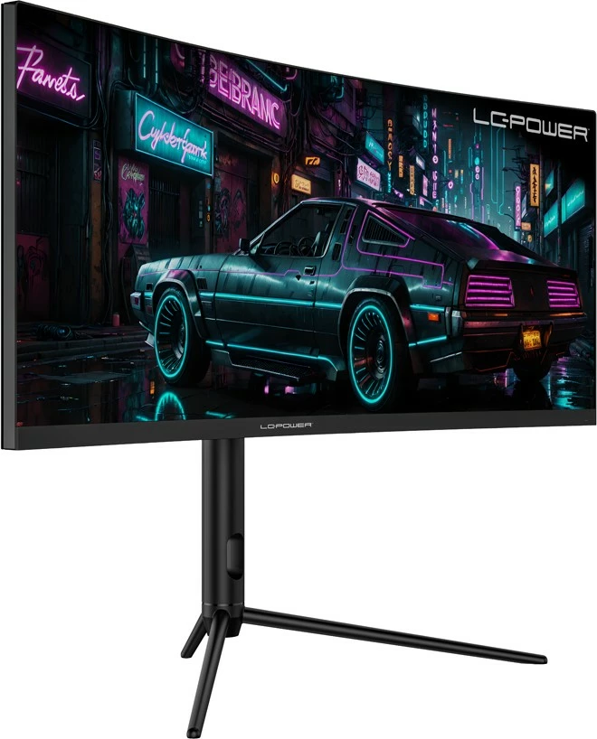 Ukrivljen UltraWide zaslon 30 inč, LC-Power LC-M30UWFC, 2560x1080, LED, črn