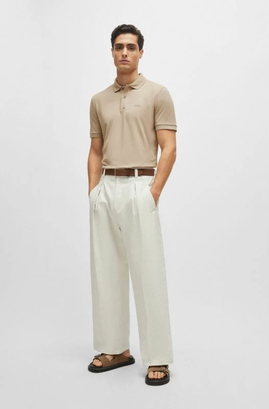 Polo majica za moške, Boss, bež