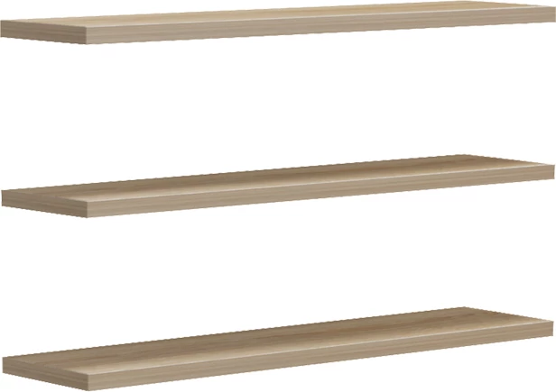 Stenska polica, barva sonoma, 60 x 14,5 x 1,8 cm