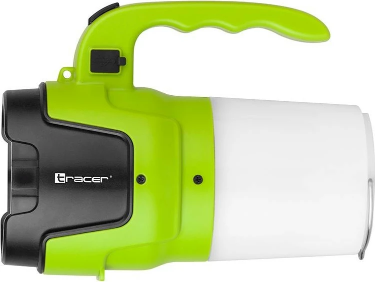 Baterijska svetilka Tracer TRAOSW46895, 1200mAh, 8 LED, črno/zelena