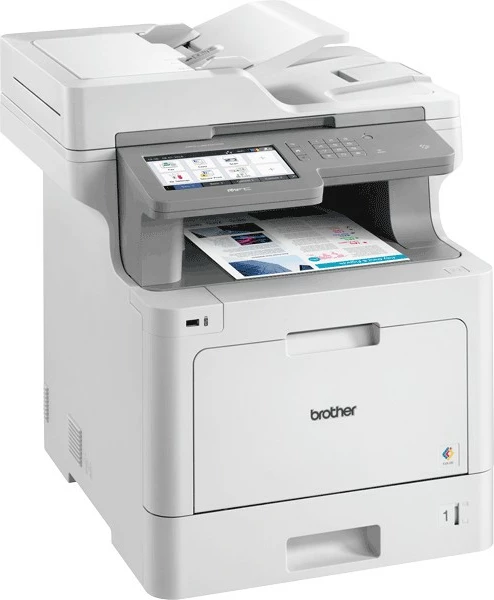 Barvni laserski večfunkcijski tiskalnik, Brother MFC-L9570CDW, A4, WiFi, zaslon na dotik, bel