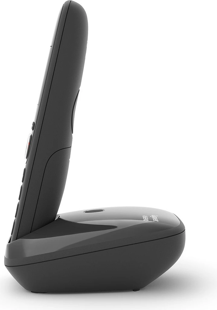 Brezžični telefon Gigaset AS690 Duo, analogni/DECT, z zvočnikom, 100 stikov, ID klicatelja, črn