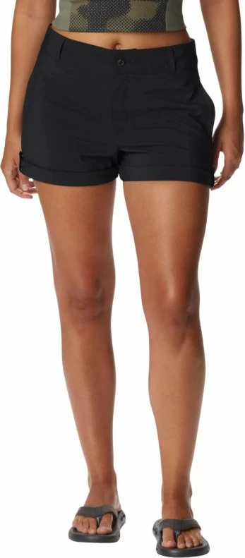 Trek hlače Columbia za ženske, črne