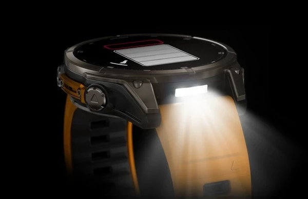 Pametna športna ura fenix 8, 47 mm, 32 GB, AMOLED, GPS, oranžen pašček - Garmin