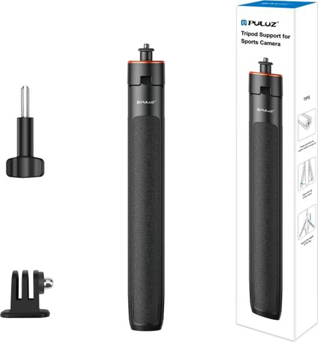 Tripod in selfie palica Puluz PU731B, 1,4 m, alumin, črn