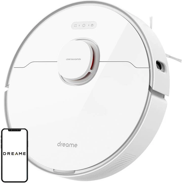 Robotski sesalnik Dreame Bot L10 Pro, 4000 Pa, 150 min, posoda za prah 0.57 l, rezervoar za vodo 0.27 l, navigacija LDS/SLAM, bel