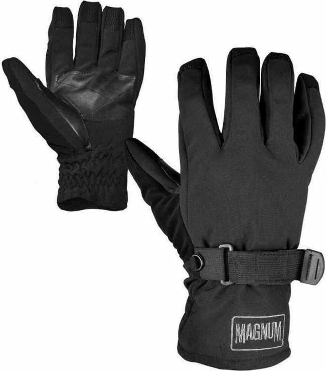 Softshell rokavice za moške, črne, Magnum