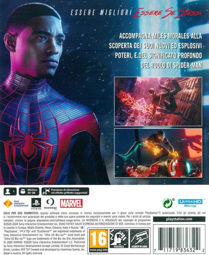 Akcijska igra Marvel's Spider-Man: Miles Morales za PS5