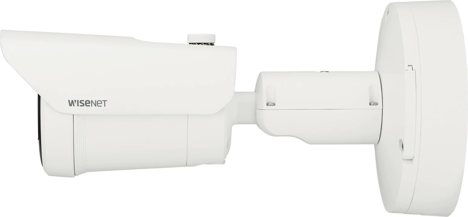 IP-kamera 6 MP, AI, IR, zunanja, bela — Hanwha Wisenet XNO-C8083R