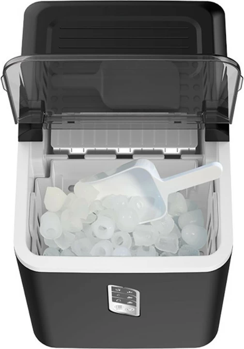 Stroj za led Lafe IceTwist PRO LAFLOD47684, 12 kg/dan, rezervoar 1,5 L, samodejno čiščenje, nastavljive kocke, črn