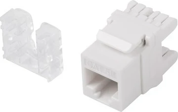 Priključek RJ45, Cat.5e, 180°, bel, Lanberg