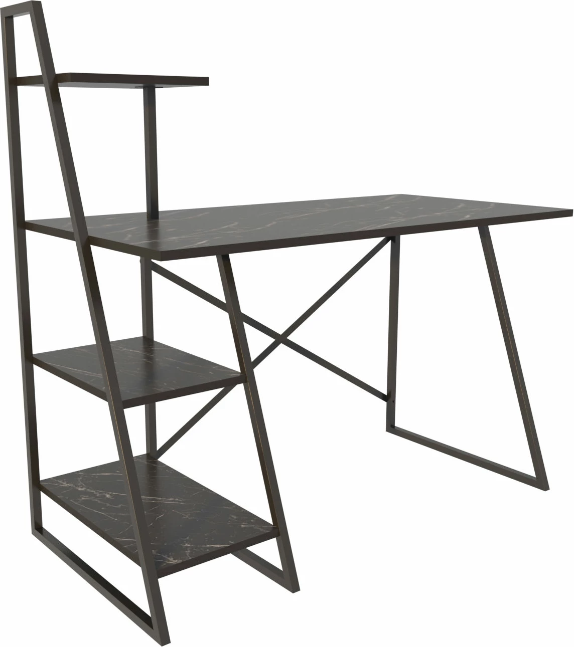 Delovna miza Skye Decor, Admira, črna