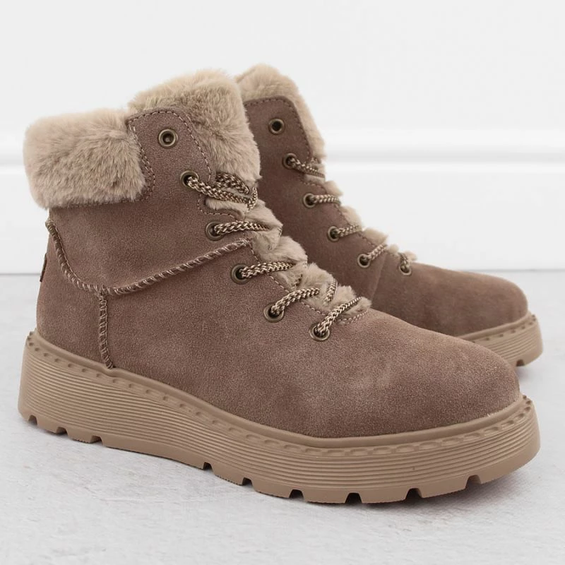 Čizme Rieker, ženske, rjave