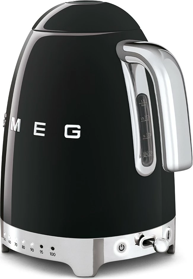 Električni grelnik vode SMEG KLF04BLEU, 2400 W, 1.7 L, črn