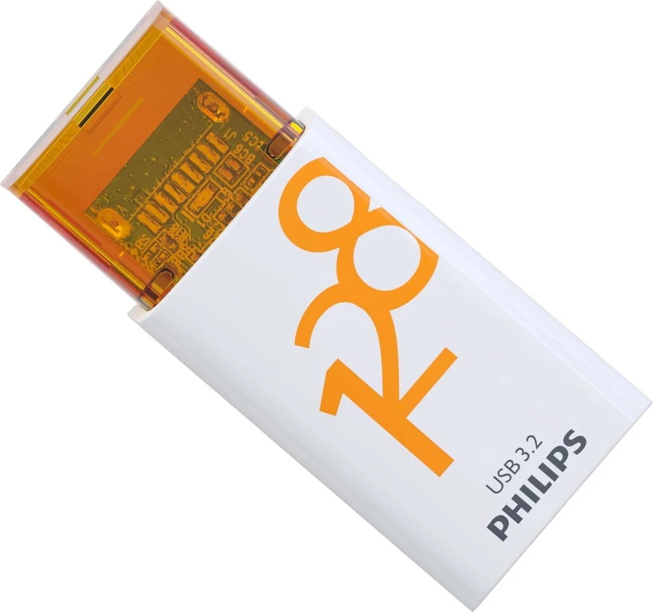 USB ključ 128 GB USB-C, Philips Click Series Gen 1, bel