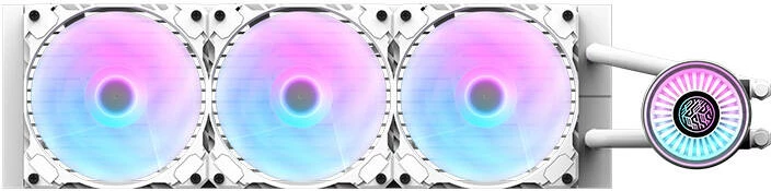 Vodno hlajenje za CPU, Darkflash DN 360, ARGB, belo