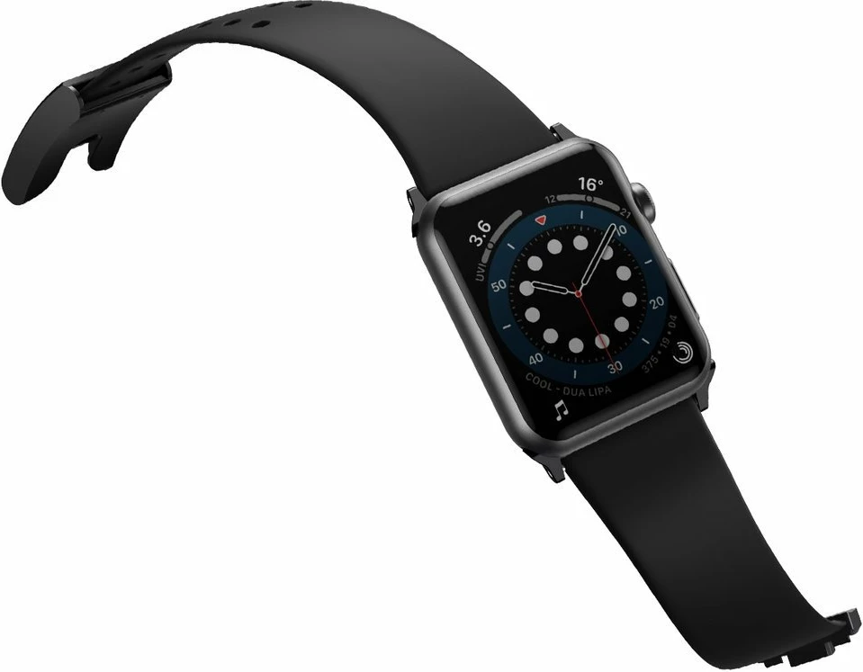 Zapestni trak za Apple Watch Series 3/4/5/6/SE 38mm/40mm, Baseus, črn
