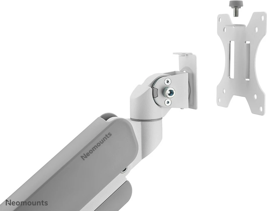 Nosilec za ultra širok ukrivljen zaslon Neomounts DS70PLUS-450WH1, Clamp/Grommet, 18 kg, 43,2 cm (17"), 124,5 cm (49"), 100 x 100 mm, bel