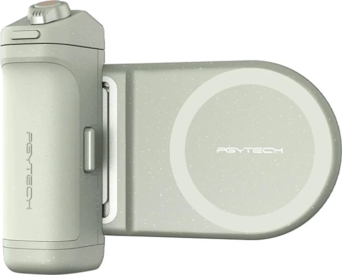 Držalo za telefon z vgrajenim powerbankom 3000 mAh, z Bluetooth daljincem, zeleno, PGYTECH MagCam P-PG-036