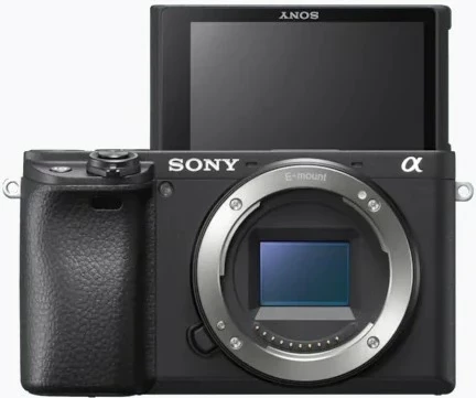 Brez ogledala Sony Alpha ILCE-6400, SELP 16-50mm, črn
