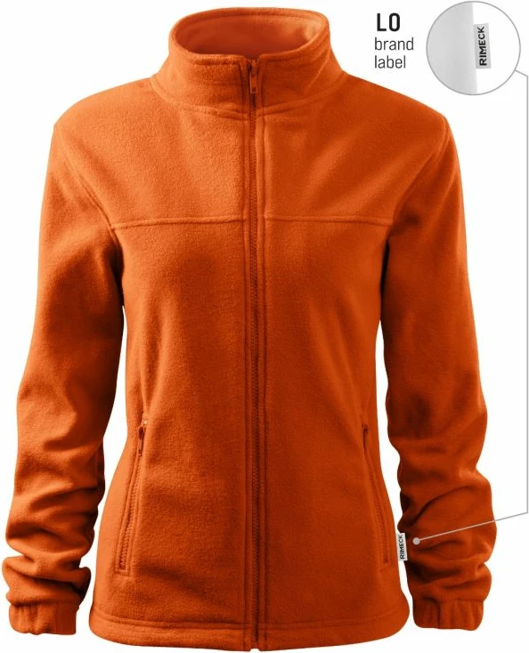 Duks brez kapuce Rimeck za ženske, oranžen