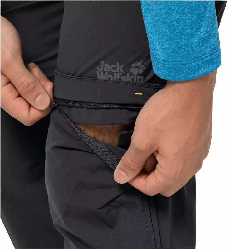 Moške hlače Jack Wolfskin, črne