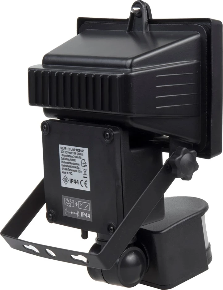 Stenska LED svetilka z senzorjem gibanja Maclean MCE442, IP44, 6W, črna