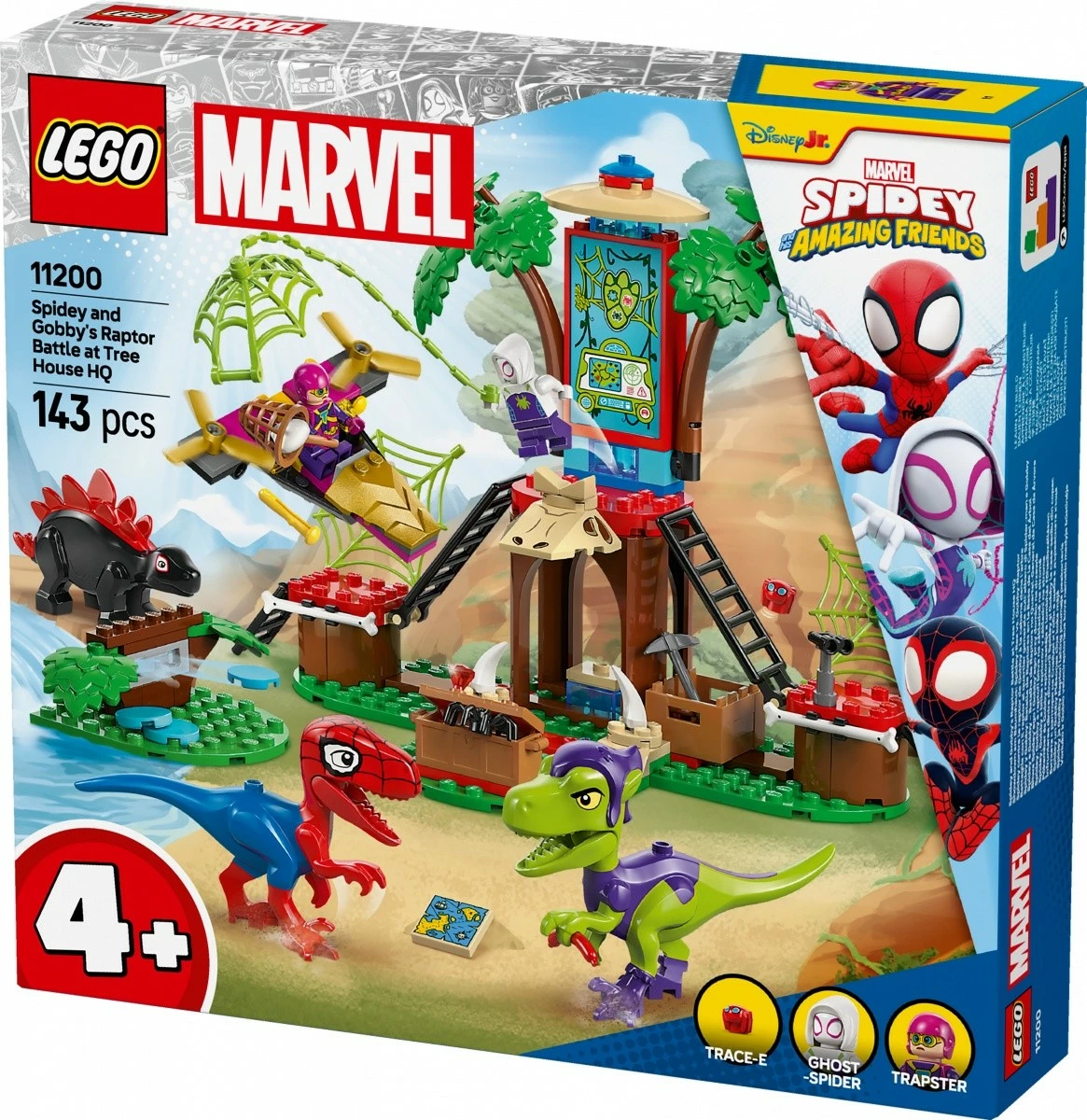Set za sestavljanje, LEGO Marvel Spidey and Amazing Friends 11200, 143 kosi, za otroke, večbarvno