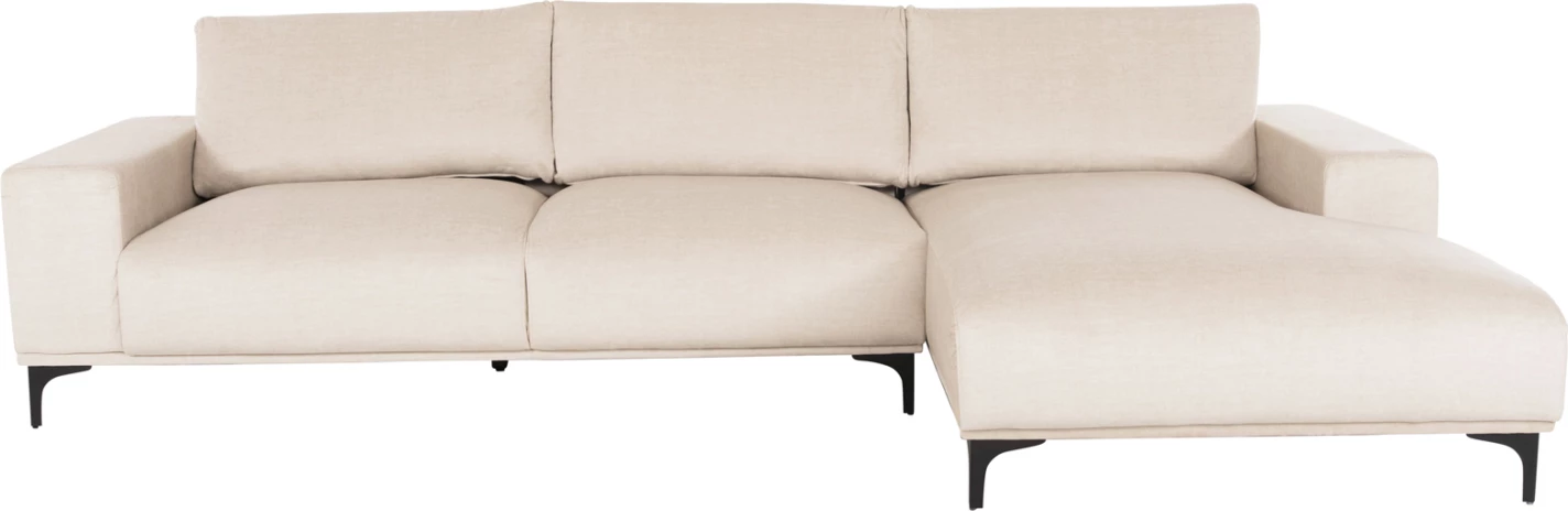 Kotna sedežna garnitura (desna) NOA FH3278.01R iz ecru tkanine 288x90-157x67-80H cm.