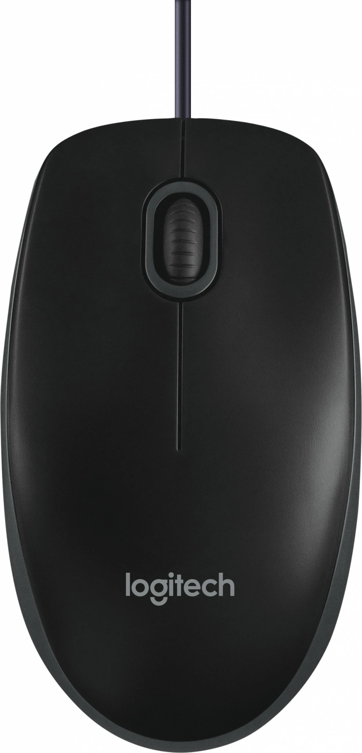 Optični miš Logitech B100, USB Type-A, 800 DPI, črn