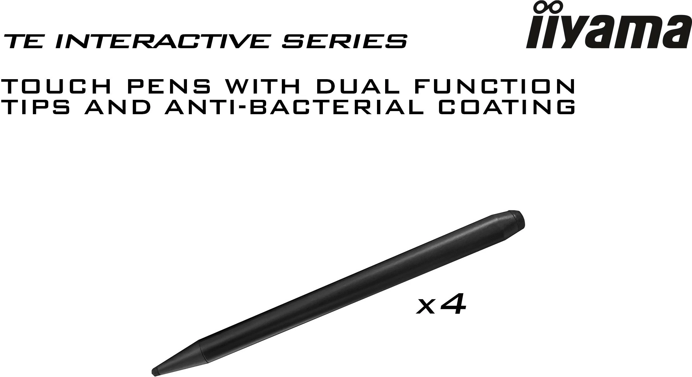Interaktivni monitor iiyama ProLite TE7514MIS-B2AG, 75-palčni, 4K UHD, Wi‑Fi, črn