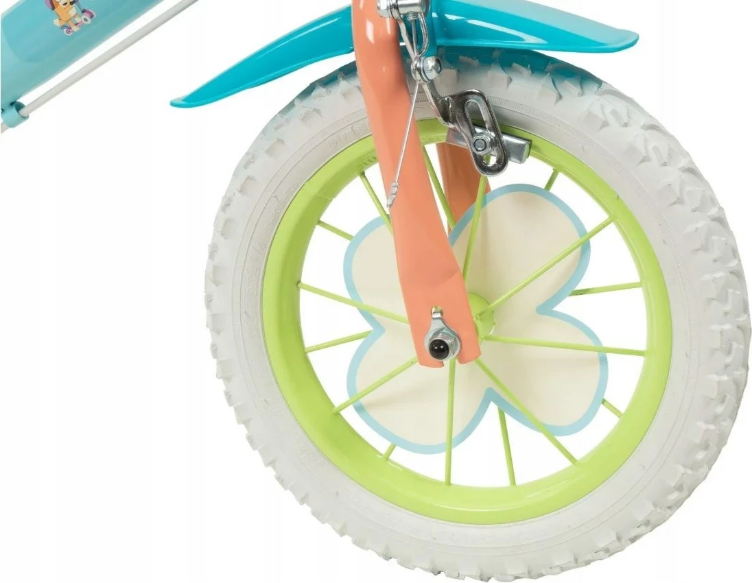Otroško kolo TOIMSA Bluey 12 in, modro/limetno