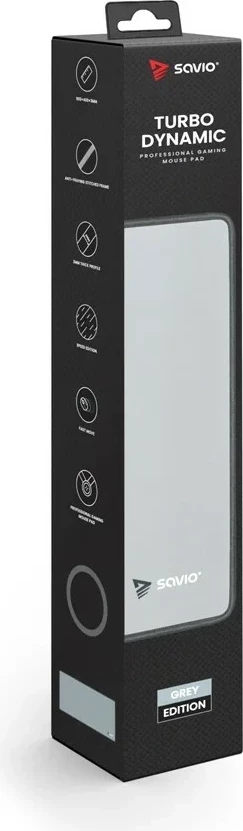 Podloga za miško Turbo Dynamic XL Savio, siva
