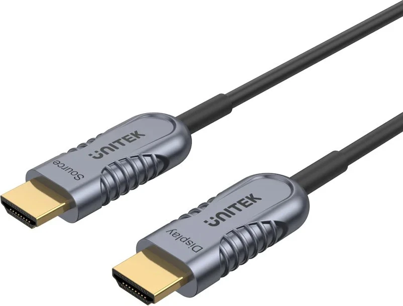 HDMI kabel 70,0 m, črno-srebrn, Unitek