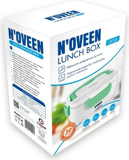 Posoda za ogrevanje hrane NOVEEN LB330, 1,6 L, mint