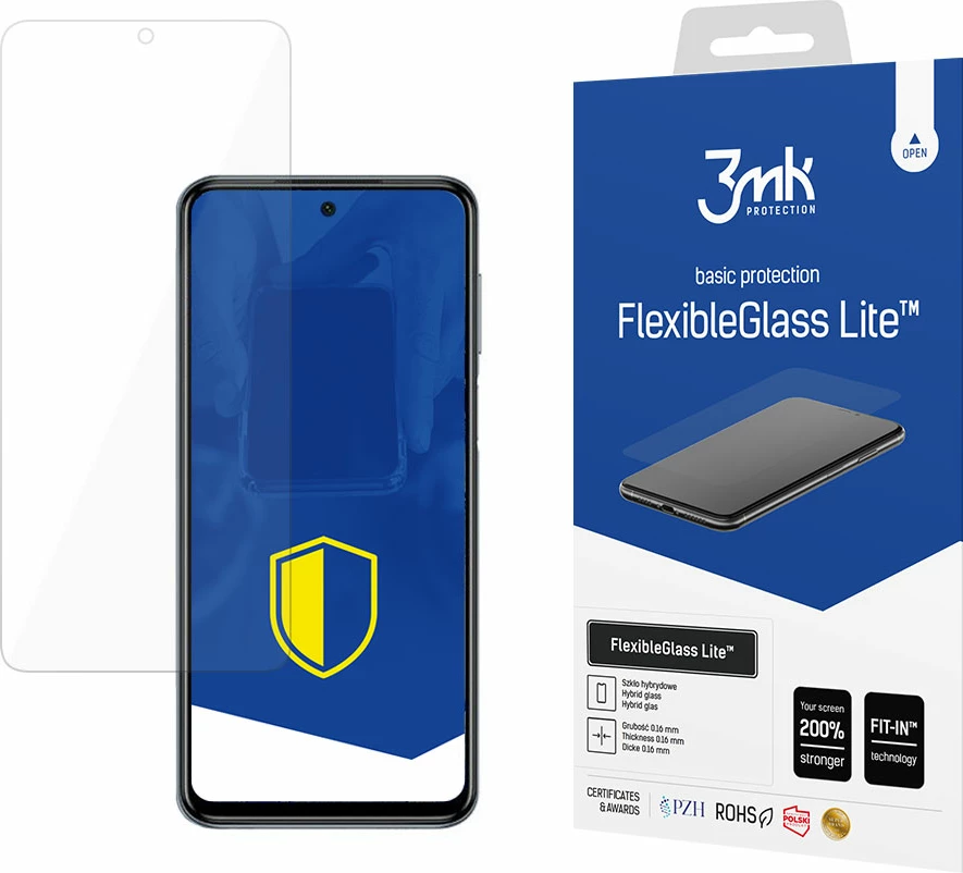 Hibridno zaščitno steklo 3mk FlexibleGlass Lite za Xiaomi Redmi Note 10/10S, prozorno
