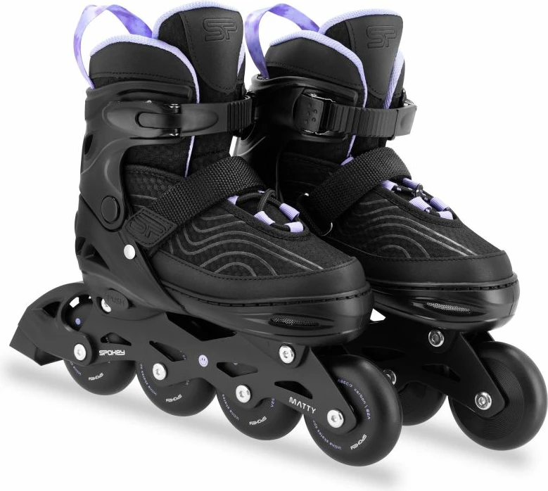 Rekreativni rolerji za ženske in otroke Spokey, črni