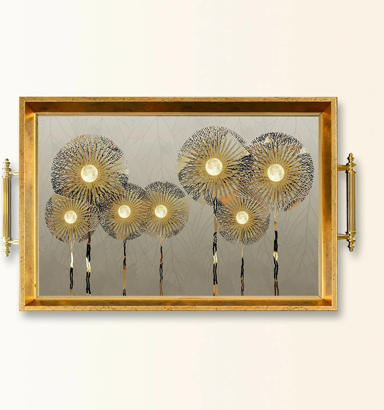 Pladenj iz stekla, dizajn Aberto, TPEA9882, večbarven